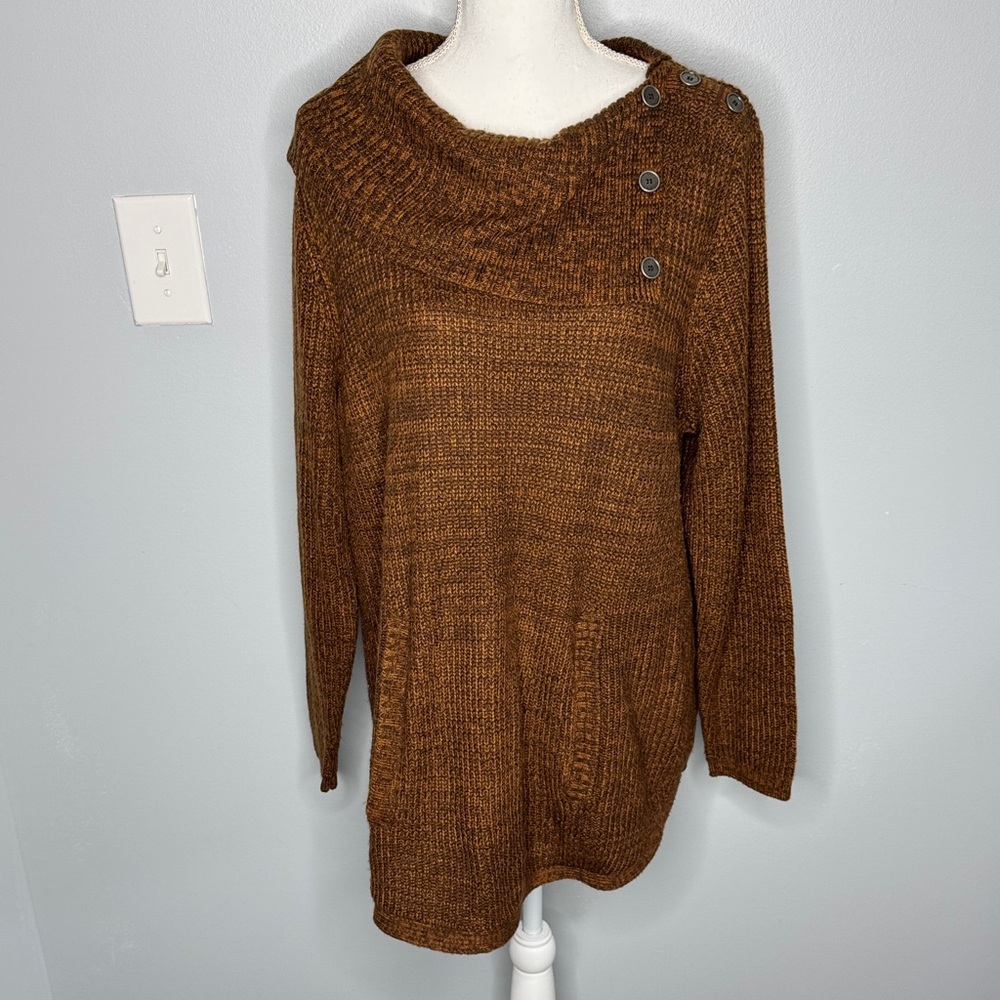 Style & Co Cozy Brown Sweater size 2x